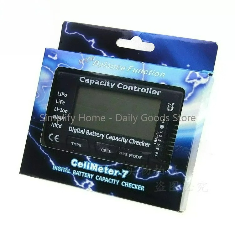 Drone Battery Voltage Checker - جهاز فحص جهد البطارية CellMeter7 RC