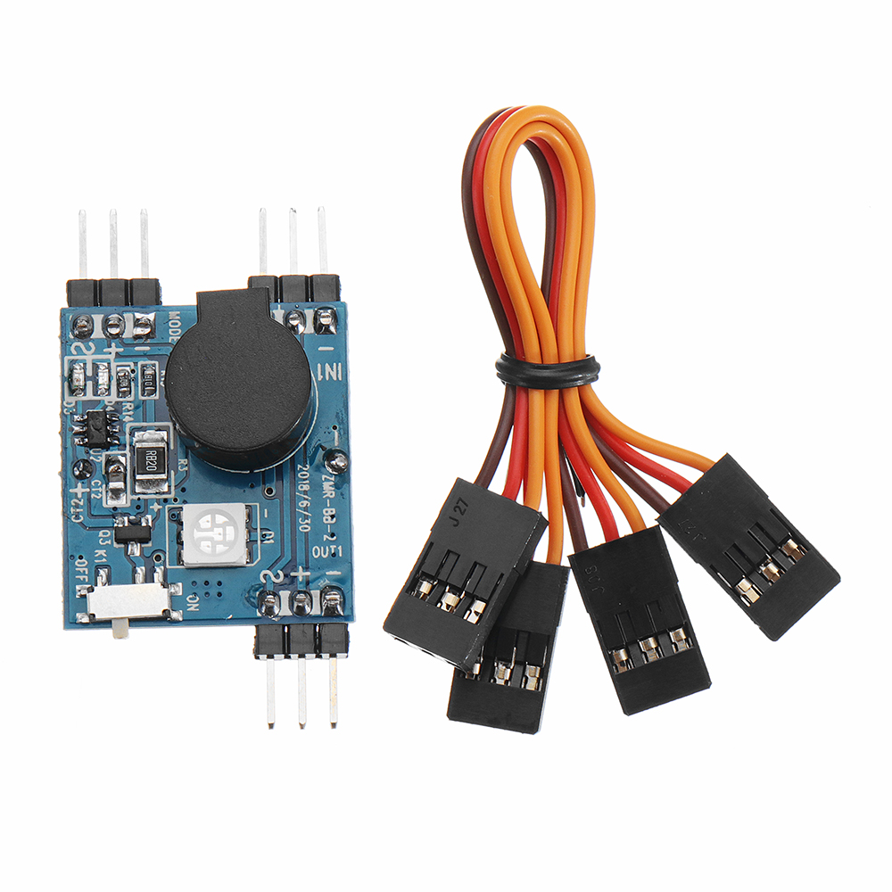 Drone Battery Alarm - صفارة تتبع إنذار لاسلكي مع ضوء