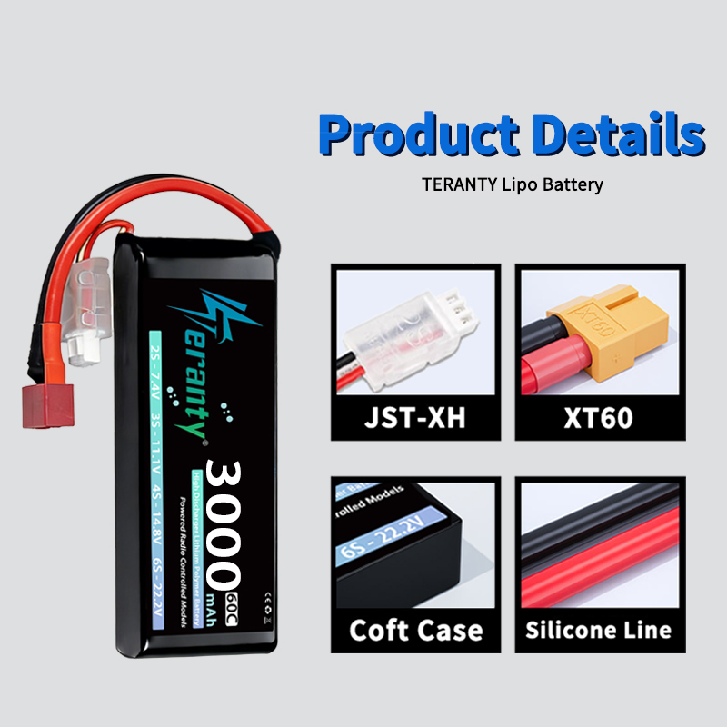 بطارية ليثيوم بوليمر TERANTY 2 - مراجعة Drone Battery Lipo وسعره