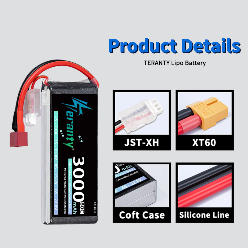 بطارية ليثيوم بوليمر TERANTY 2 - مراجعة Drone Battery Lipo وسعره