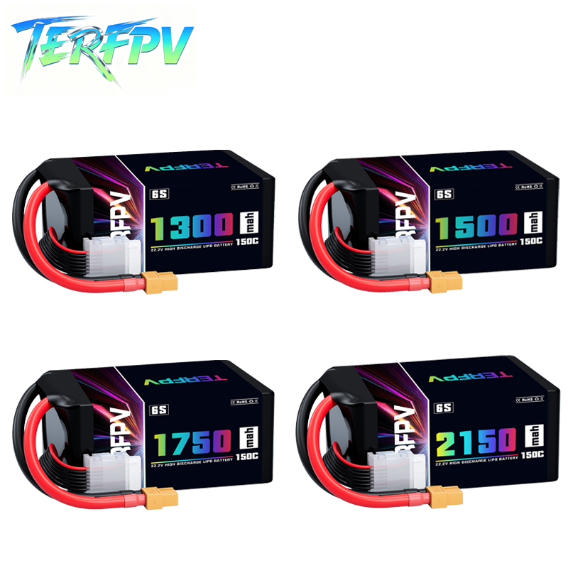 بطارية ليثيوم بوليمر TERFPV 6S - مراجعة Drone Battery Lipo وسعره